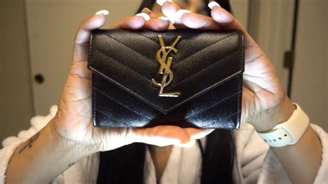 ysl small monogram envelope wallet review|ysl card wallet.